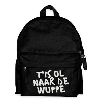 T'IS OL ZUR WUPPE - Kinder Rucksack - Schwarz - Vorne
