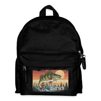 Perch Fishing Perch Fishing Angler Nature - Kids' Backpack - black - Front