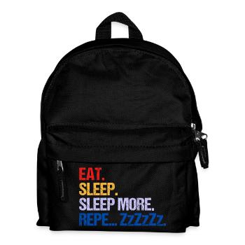 MANGER DORMIR DORMIR DORMIR PLUS ZzZzZ - Sac à dos Enfant - noir - Devant