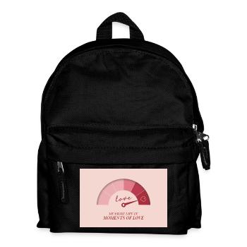 Measure Life in Moments of Love - Kids' Backpack - black - Front