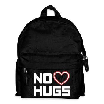 Pas de câlins s’il te plaît garde tes distances câlins antisociaux - Sac à dos Enfant - noir - Devant