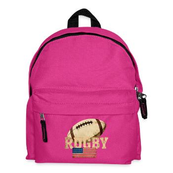 Rugby USA Vintage Crest - Sac à dos Enfant - fuchsia - Devant