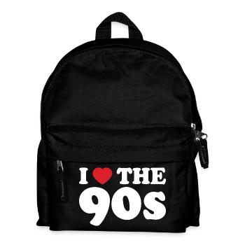 I love the 90s - Kids' Backpack - black - Front