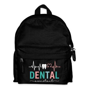 Assistant dentaire Heartbeat - Sac à dos Enfant - noir - Devant
