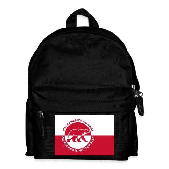 Greenland - Make America Go Away (Flag-Edition) - Kids' Backpack - black - Front