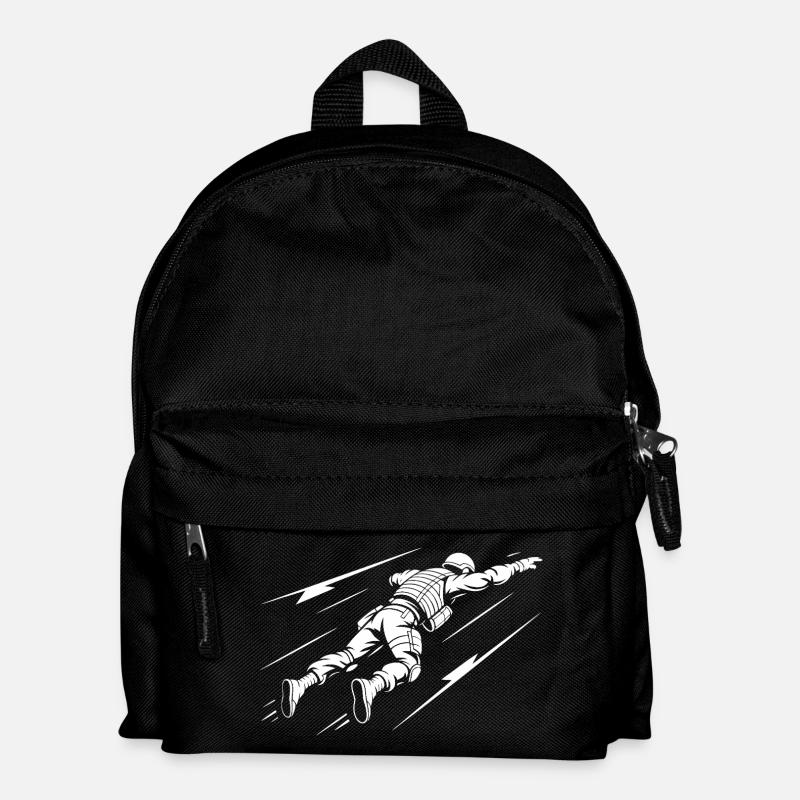 Astronaut in space - Kids' Backpack - black
