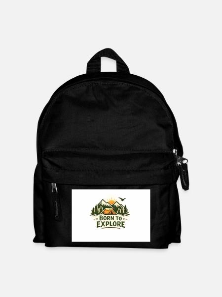 Born to Explore Outdoor Adventures - Kids' Backpack - black