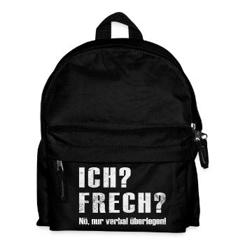 Verbal - Kinder Rucksack - Schwarz - Vorne