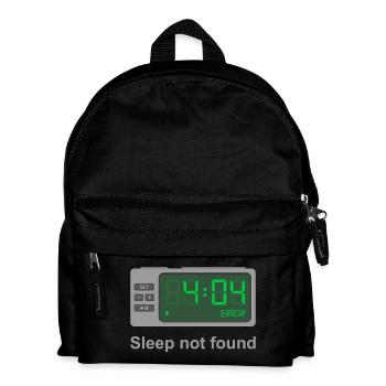 Erreur 404 - Sommeil non trouvé - Sac à dos Enfant - noir - Devant