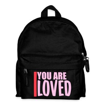 You Are Loved No Matter How You Feel Mitgefühl - Kinder Rucksack - Schwarz - Vorne