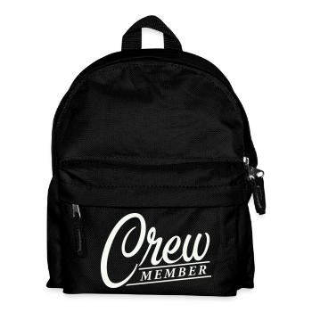 crew member - Kids' Backpack - black - Front