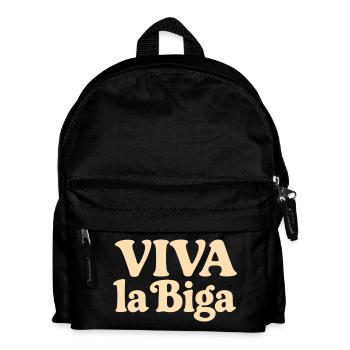 Viva la Biga - Long live the pre-dough! - Kids' Backpack - black - Front