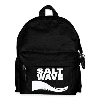 SALT WAVE - Kinder Rucksack - Schwarz - Vorne