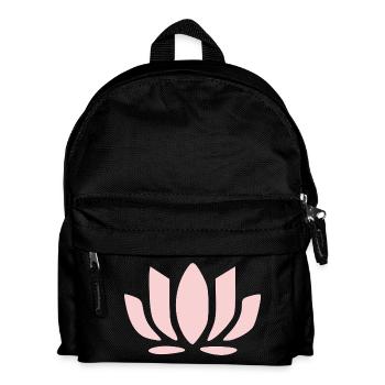 Lotus Flower Lotus Flowers Pastel Flower Blossom Yoga - Kids' Backpack - black - Front