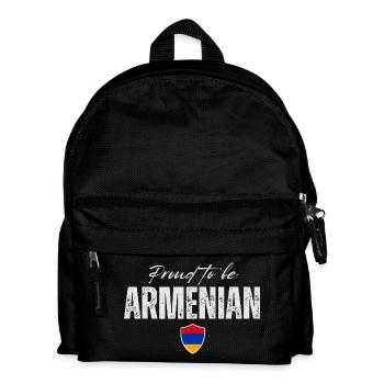 Proud to be Armenian, made in Armenia - Kids' Backpack - black - Front
