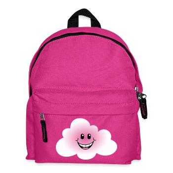 Happy Cloud - Kids' Backpack - fuchsia - Front