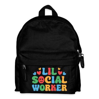 Social Worker Quota Lil Social Worker Social Work - Kids' Backpack - black - Front