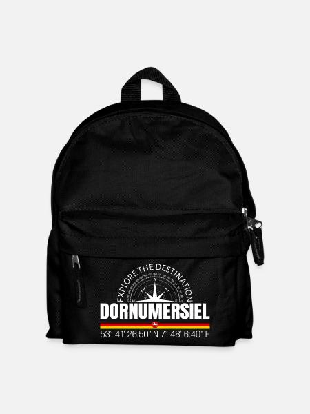 Dornumersiel - Kinder Rucksack - Schwarz