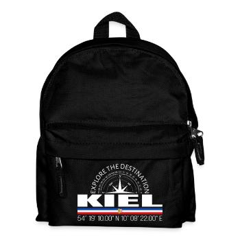Kiel - Kinder Rucksack - Schwarz - Vorne