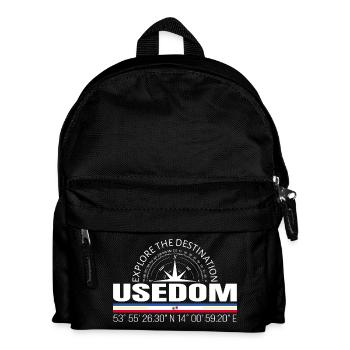 Usedom - Kinder Rucksack - Schwarz - Vorne