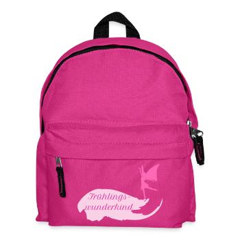 Frühlingswunderkind Wortschätze vergessene Wörter - Kinder Rucksack - Fuchsia - Vorne