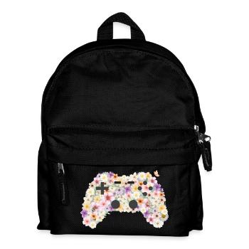 Manette florale : Contrôleur d’art floral - Sac à dos Enfant - noir - Devant