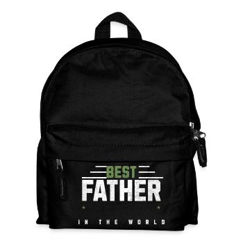 Meilleur papa du monde - Sac à dos Enfant - noir - Devant