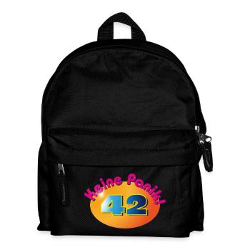 Don't panic! 42 - Kids' Backpack - black - Front