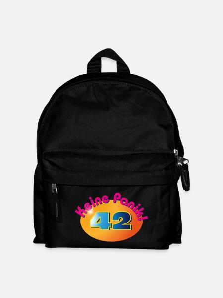 Don't panic! 42 - Kids' Backpack - black