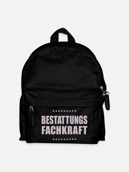 Bestattung Bestattungsfachkraft - Kinder Rucksack - Schwarz
