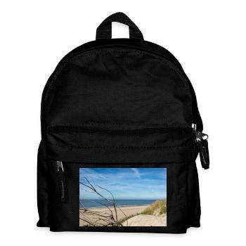 Danish North Sea idyll: Søndervig beach - Kids' Backpack - black - Front