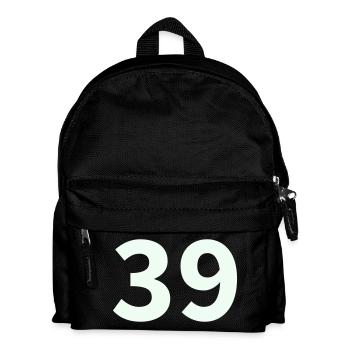 39- - Kinder Rucksack - Schwarz - Vorne