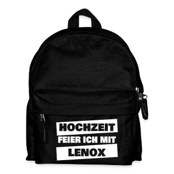 Heiraten Lenox - Kinder Rucksack - Schwarz - Vorne