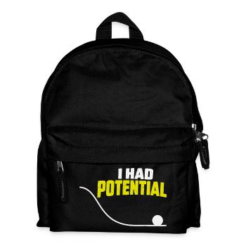 Ich hatte potenzielle Energie-Physique Humou - Kinder Rucksack - Schwarz - Vorne