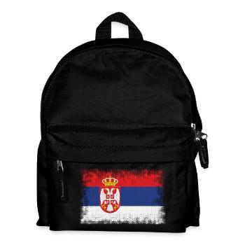 Country Serbia - Kids' Backpack - black - Front