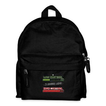 Low Cortisol – 3 Rounds Later - Kids' Backpack - black - Front