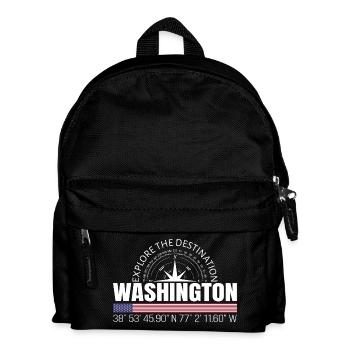 Washington - Kinder Rucksack - Schwarz - Vorne