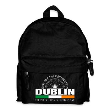 Dublin - Kinder Rucksack - Schwarz - Vorne