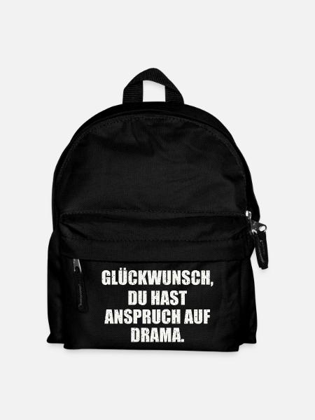 Sarkasmus - Kinder Rucksack - Schwarz