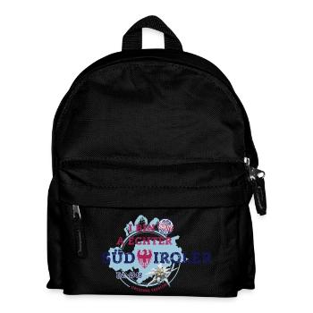 I BIN A ECHTER SÜDTIROLER - Kinder Rucksack - Schwarz - Vorne