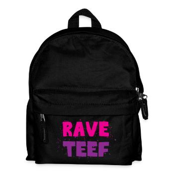 Rave teef - Kids' Backpack - black - Front