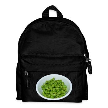 soybeans soy beans veggie - Kids' Backpack - black - Front