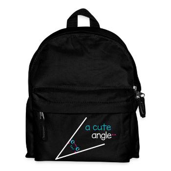 Professeur T-shirt Angle mignon - Sac à dos Enfant - noir - Devant