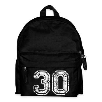 30 - Kids' Backpack - black - Front