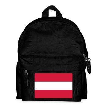 Zeig dein österreichisches Stolz! - Kinder Rucksack - Schwarz - Vorne