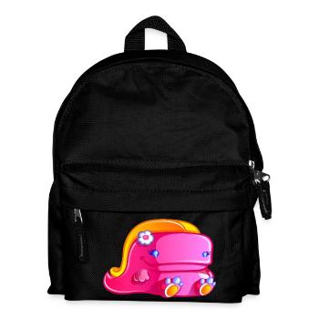 Fleurette le dinosaure - Sac à dos Enfant - noir - Devant