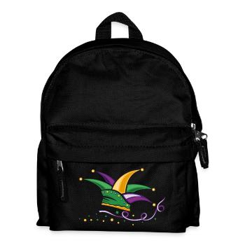 Fool cap Mardi Gras New Orleans Carnival - Kids' Backpack - black - Front