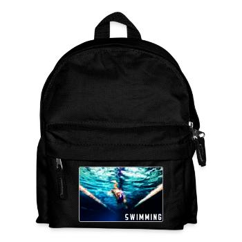 Natation - conception - Sac à dos Enfant - noir - Devant