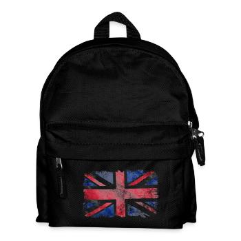 Watercolour Union Jack Splash - Kids' Backpack - black - Front