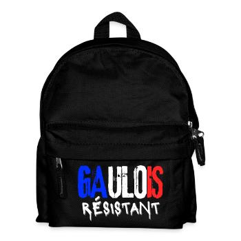 Gaulois Résistant - Sac à dos Enfant - noir - Devant